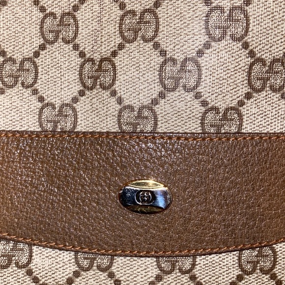 AUTHENTIC - Vintage Gucci PVC GG Supreme Tote - Picture 12 of 17